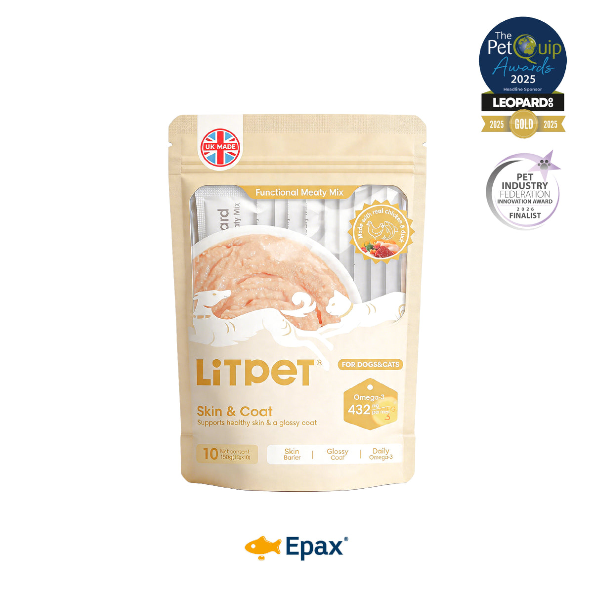 Shine & Coat Meaty Mix Paste for Cats & Dogs