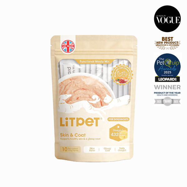 LitPet Shine & Coat Meaty Mix - Skin & Coat pouch