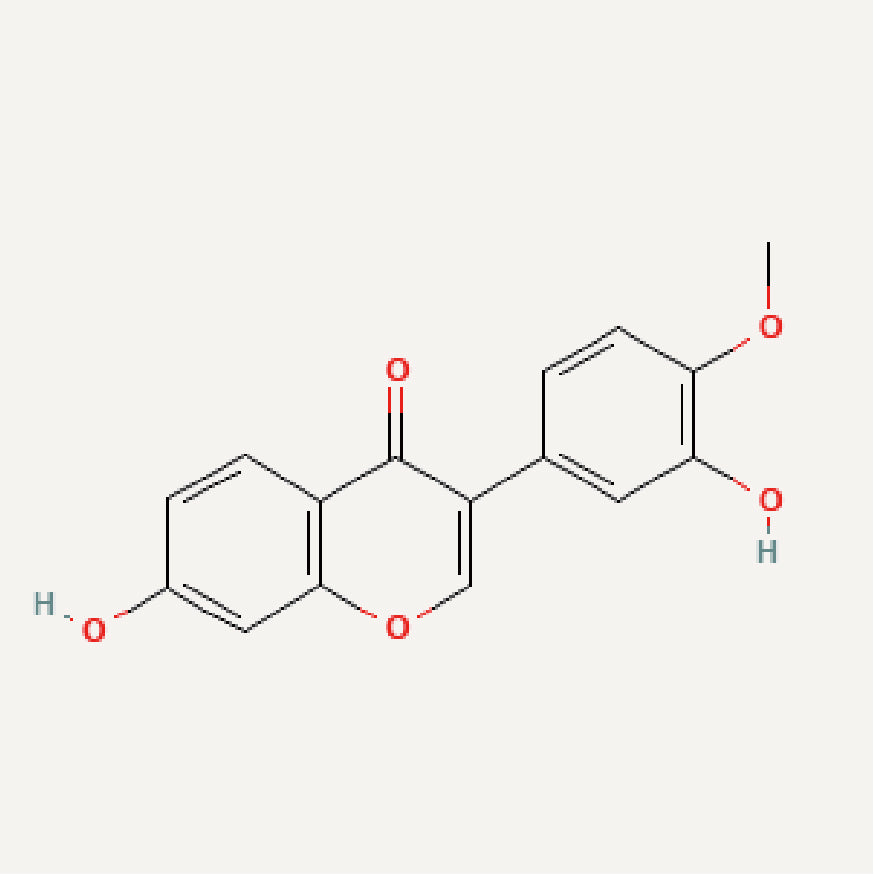 3. Calycosin – C16H12O5