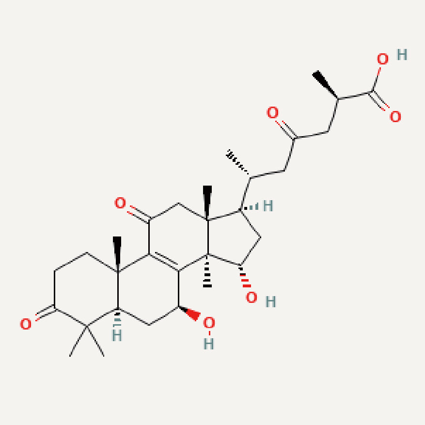 2. Ganoderic Acid A – C30H44O7