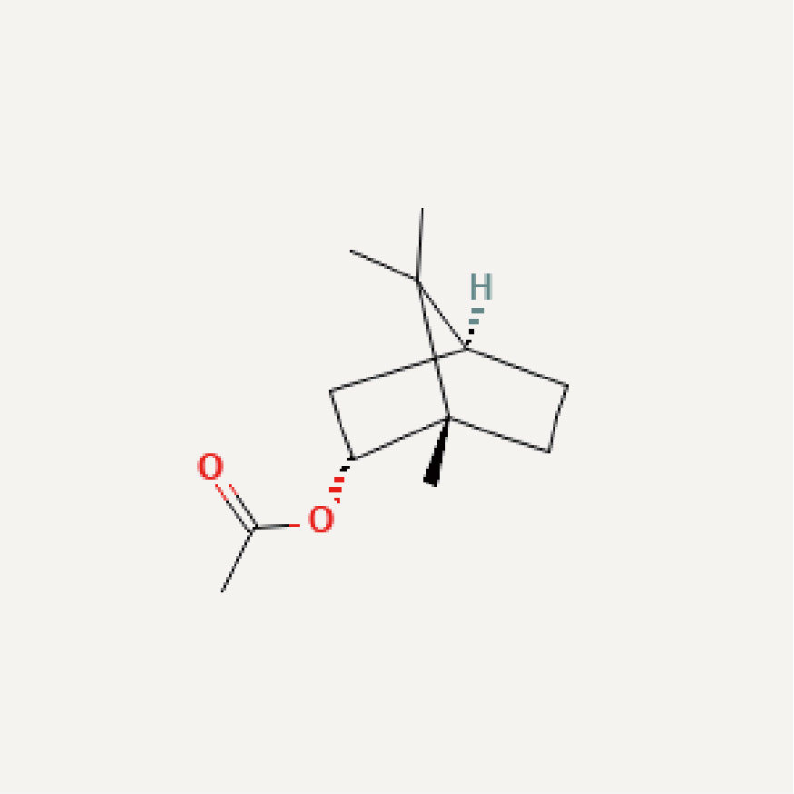 2. Bornyl acetate – C12H20O2